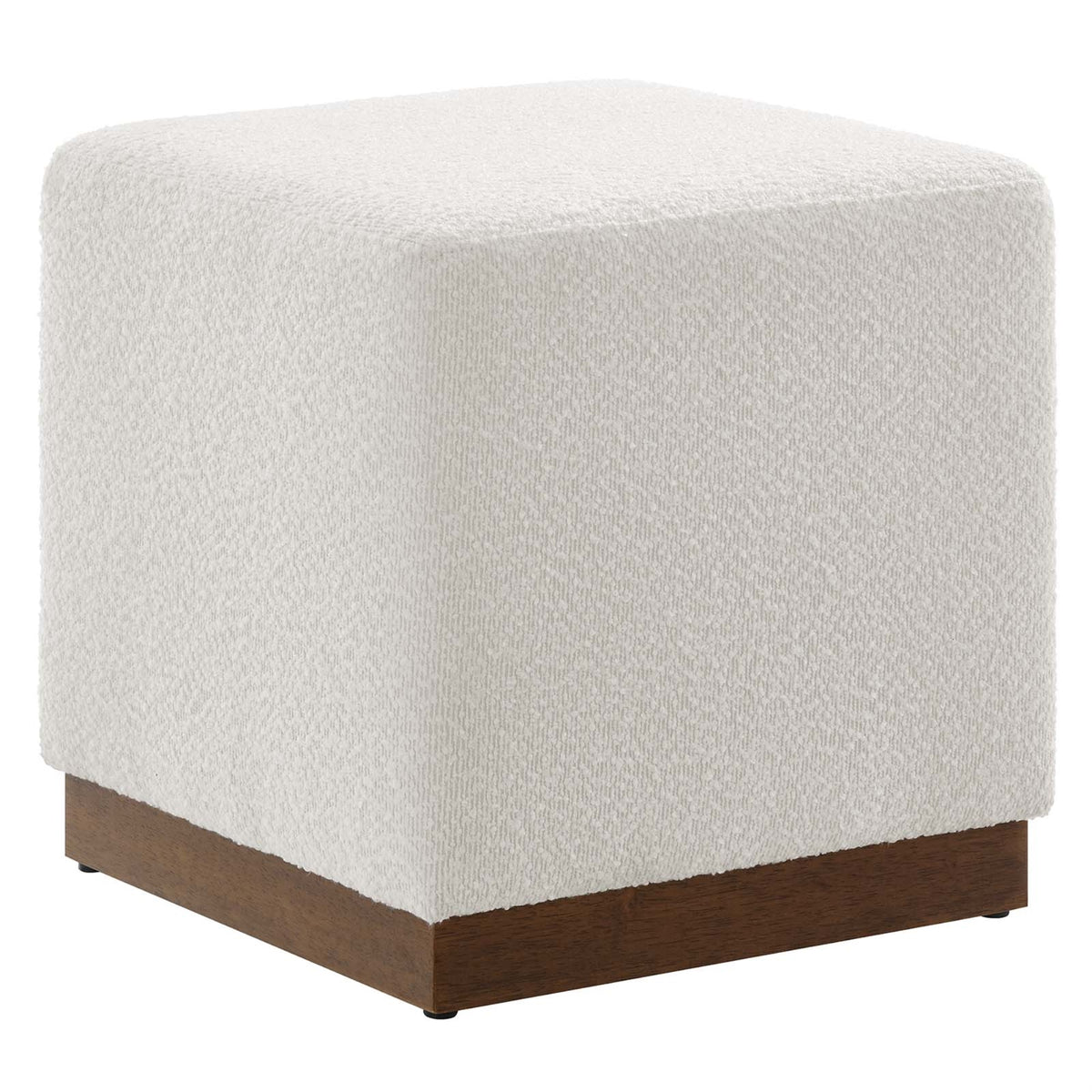 Tilden 17' Square Boucle Upholstered Ottoman