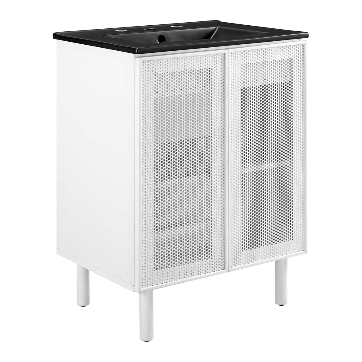 Calla 24 Perforated Metal Bathroom Vanity