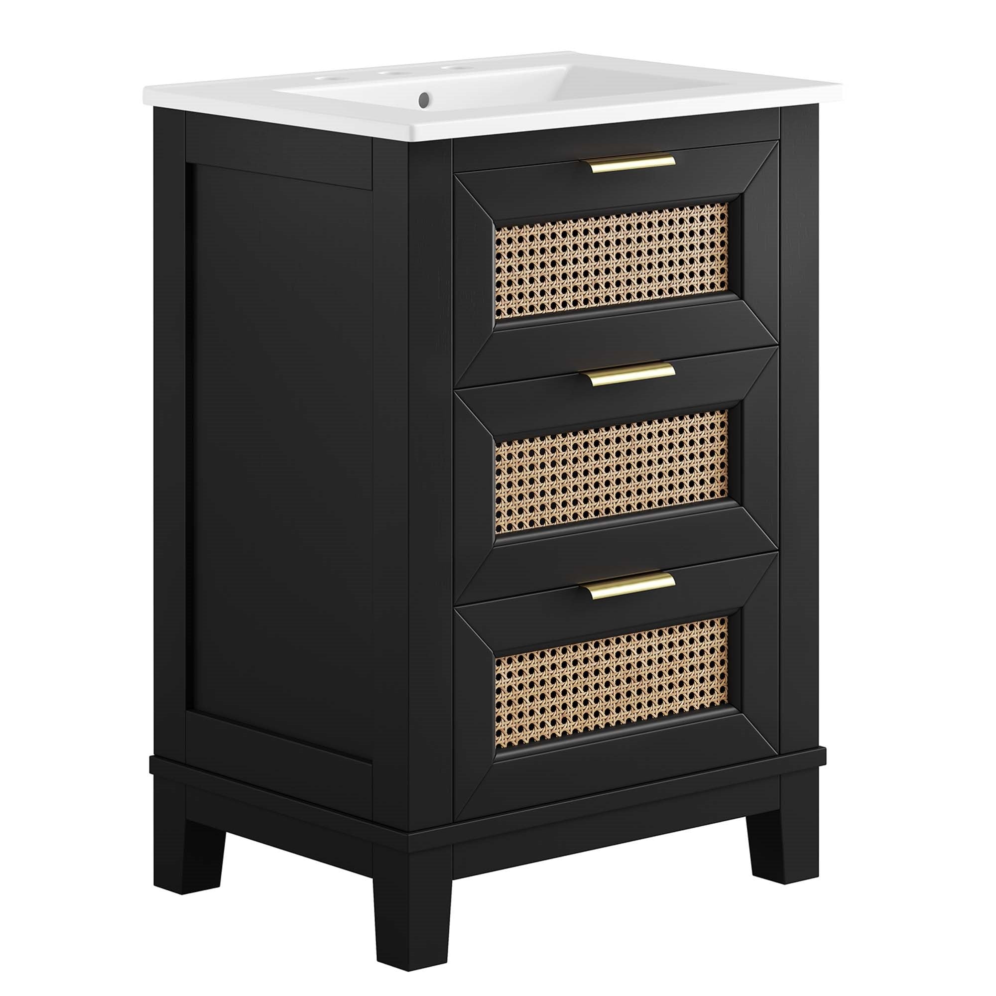 Dixie 24 Solid Wood Bathroom Vanity