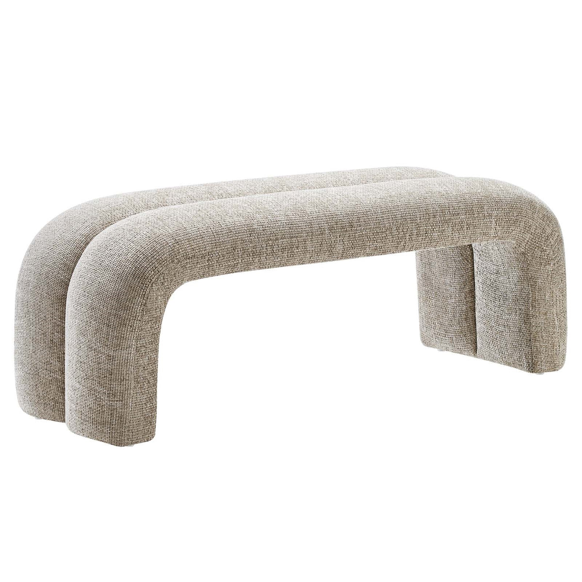 Dax 50.5 Chenille Upholstered Accent Bench