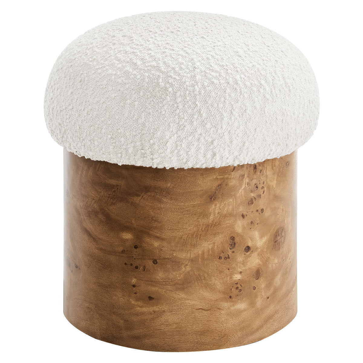 Breeze Boucle Upholstered Ottoman By Modway