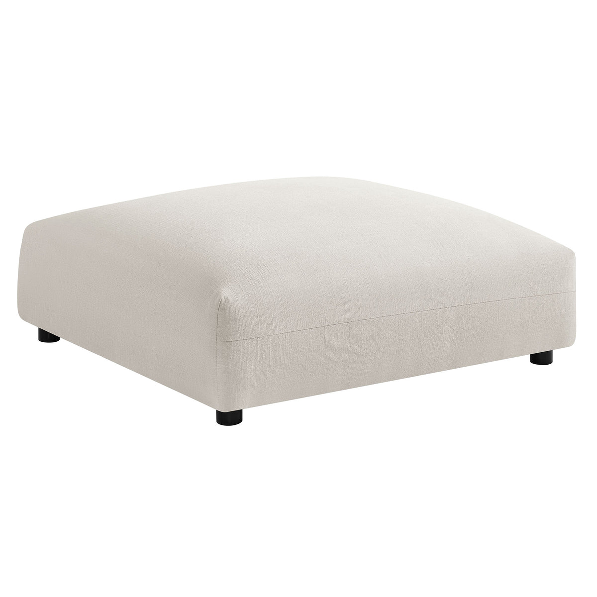 Solace Modular Upholstered Fabric Ottoman By Modway