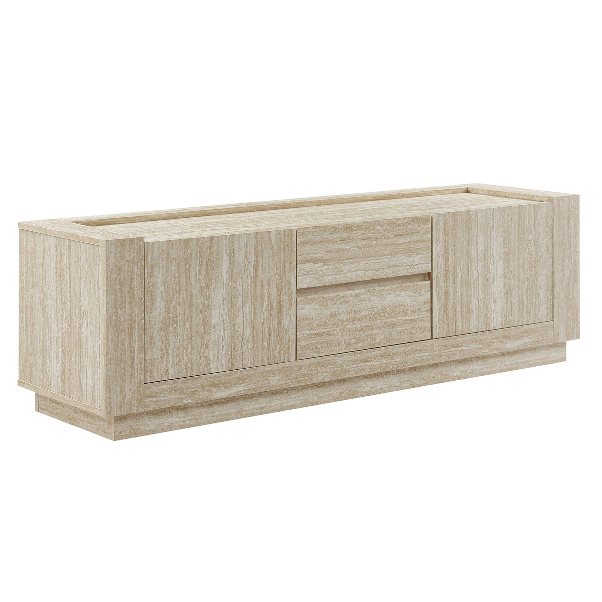 Hollis 59' Travertine Tv Stand By Modway