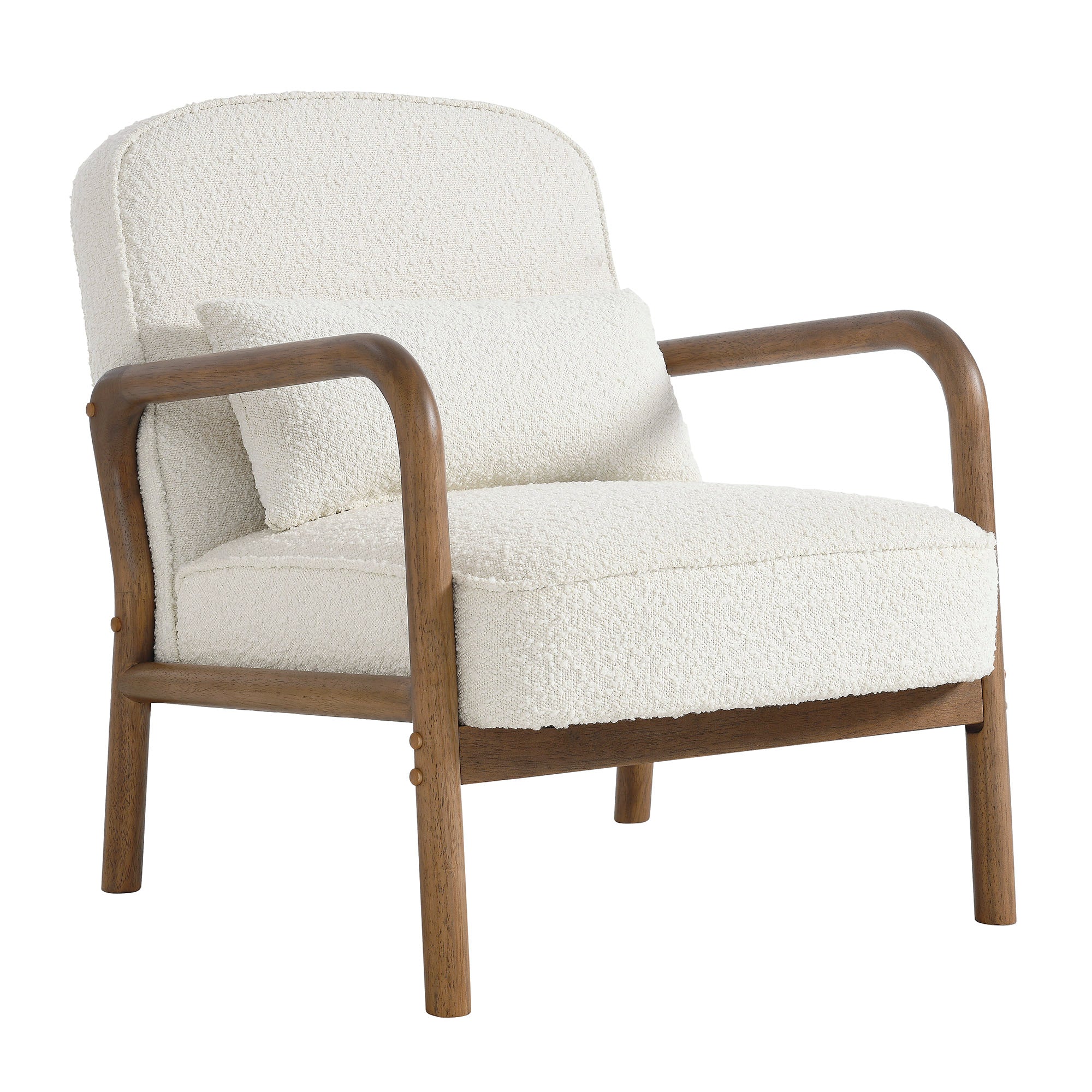 Charlie Boucle Upholstered Armchair By Modway