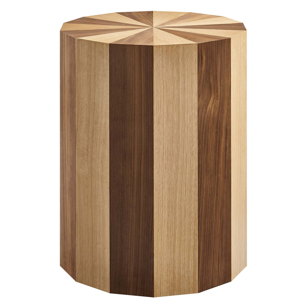 Twirl Two-Toned Wood Veneer Side Table By Modway
