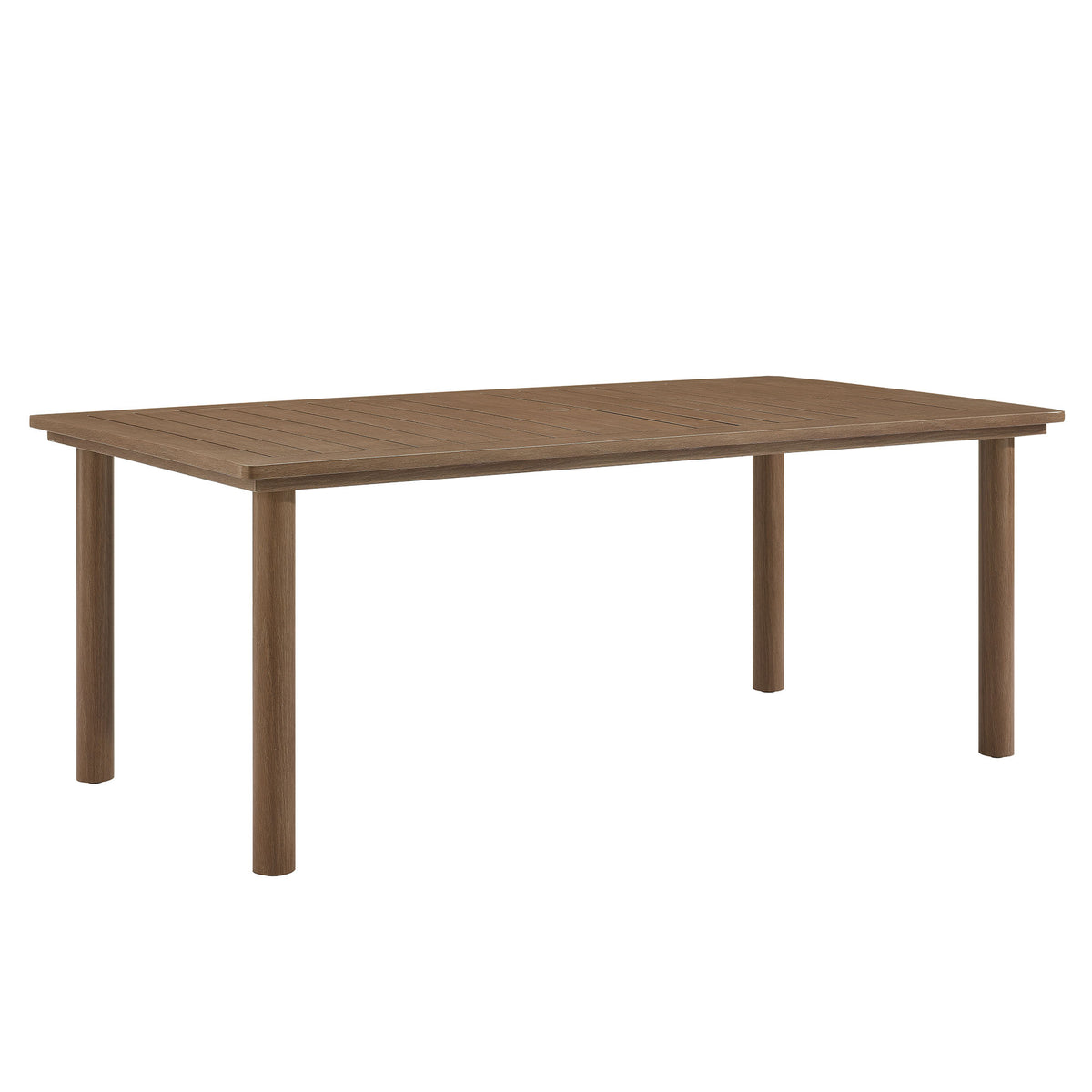 Parkland 76' Outdoor Patio Aluminum Dining Table By Modway