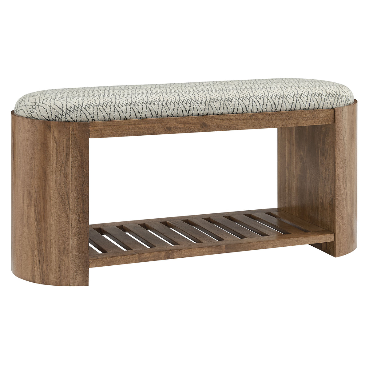 Ashby 45' Geometric Upholstered Bench By Modway