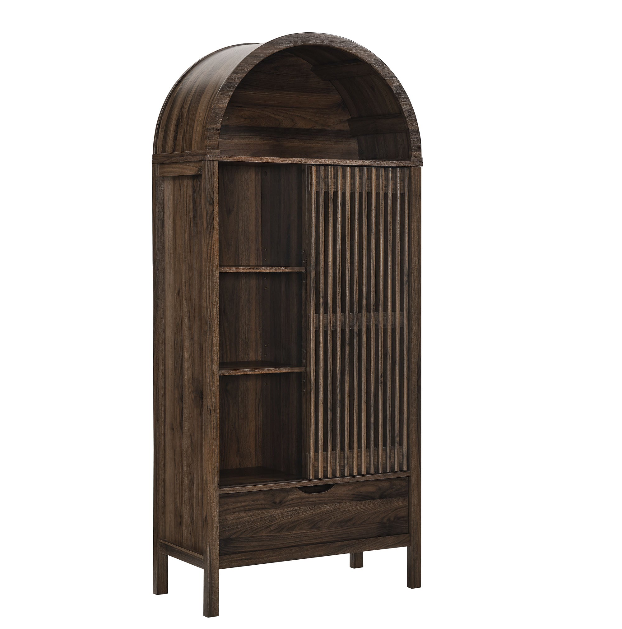 Vaughn 71' Arched Storage Display Cabinet By Modway