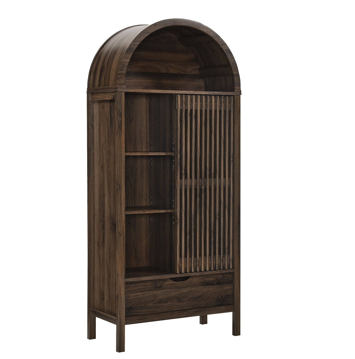 Vaughn 71' Arched Storage Display Cabinet By Modway