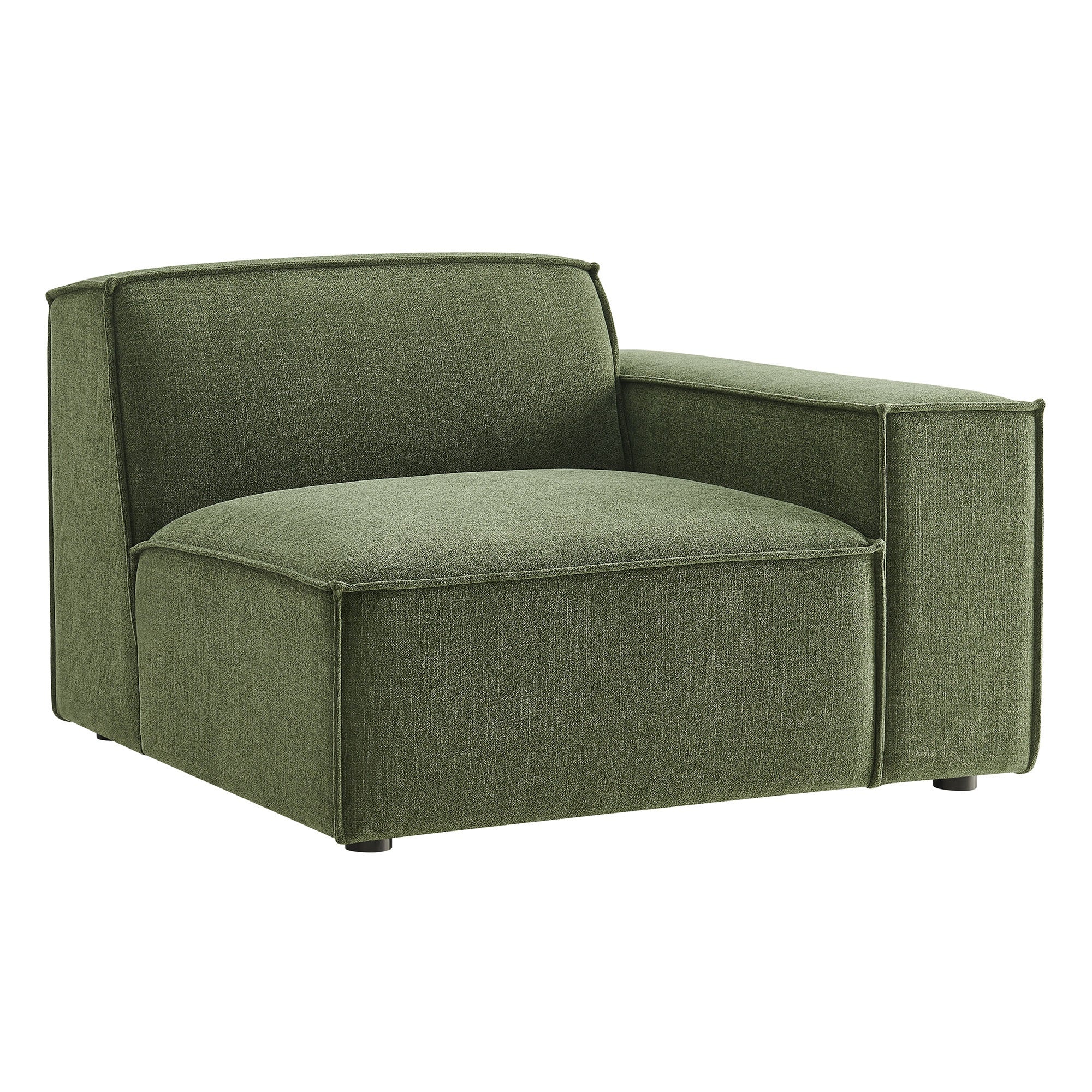 Restore Performance Fabric Upholstered Right-Facing Modular Lounge Chair by Modway