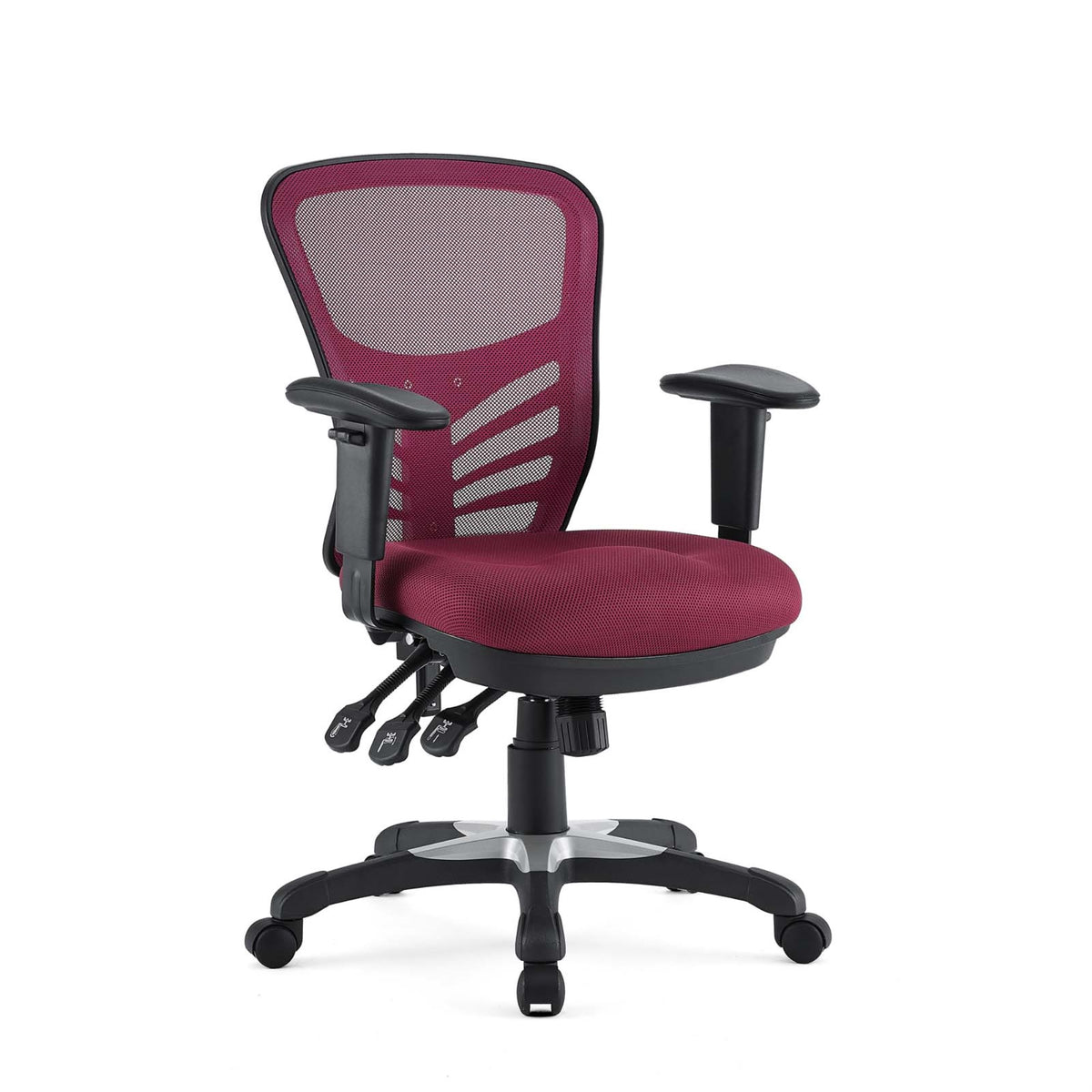 Articulate Mesh Office Chair - Ergonomic, Breathable, Adjustable, Plush Cushion Seat, Tilt & Lock Functions, Dual-Caster Wheels.