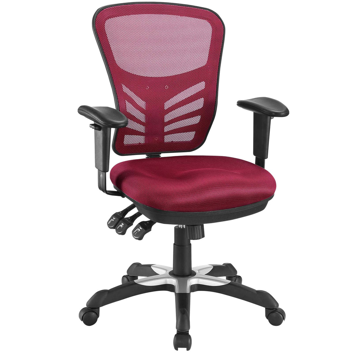 Articulate Mesh Office Chair - Red