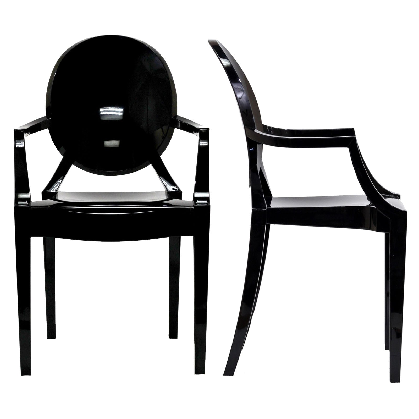 Casper Dining Armchairs Set Of 2 - Black
