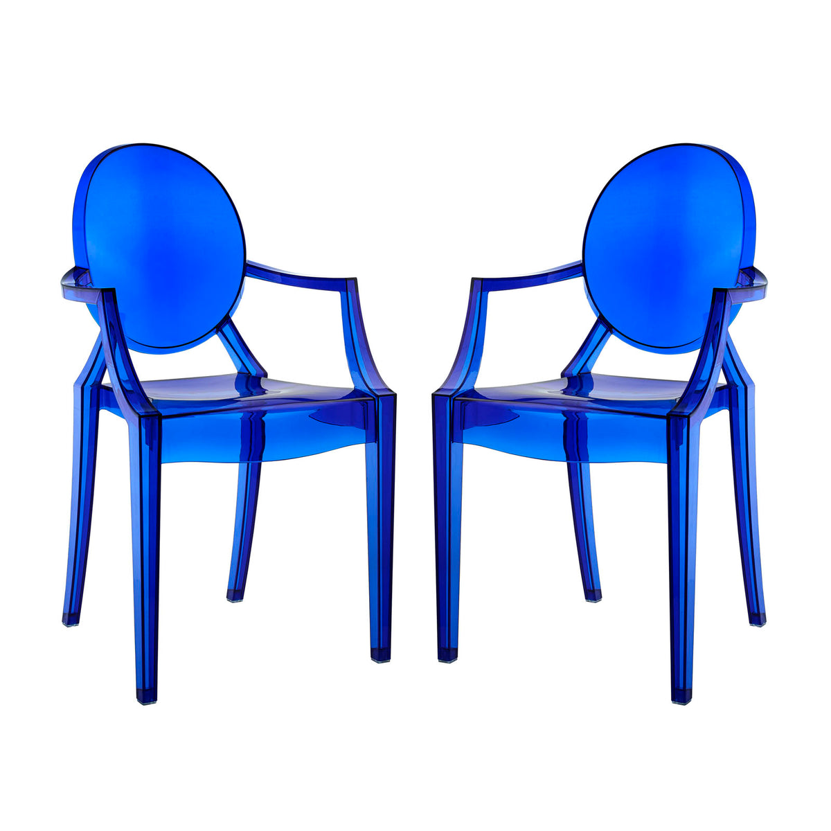 Casper Dining Armchairs Set Of 2 - Blue