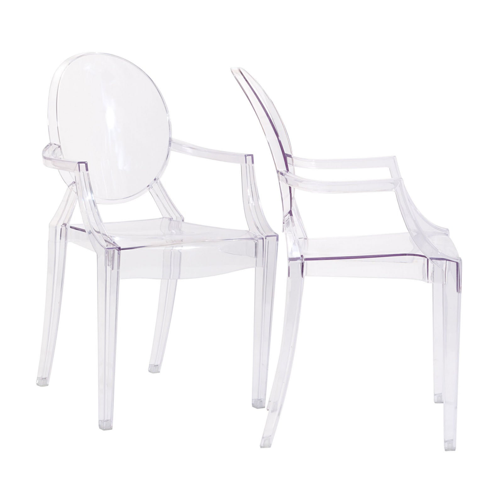 Casper Dining Armchairs Set Of 2 - Clear