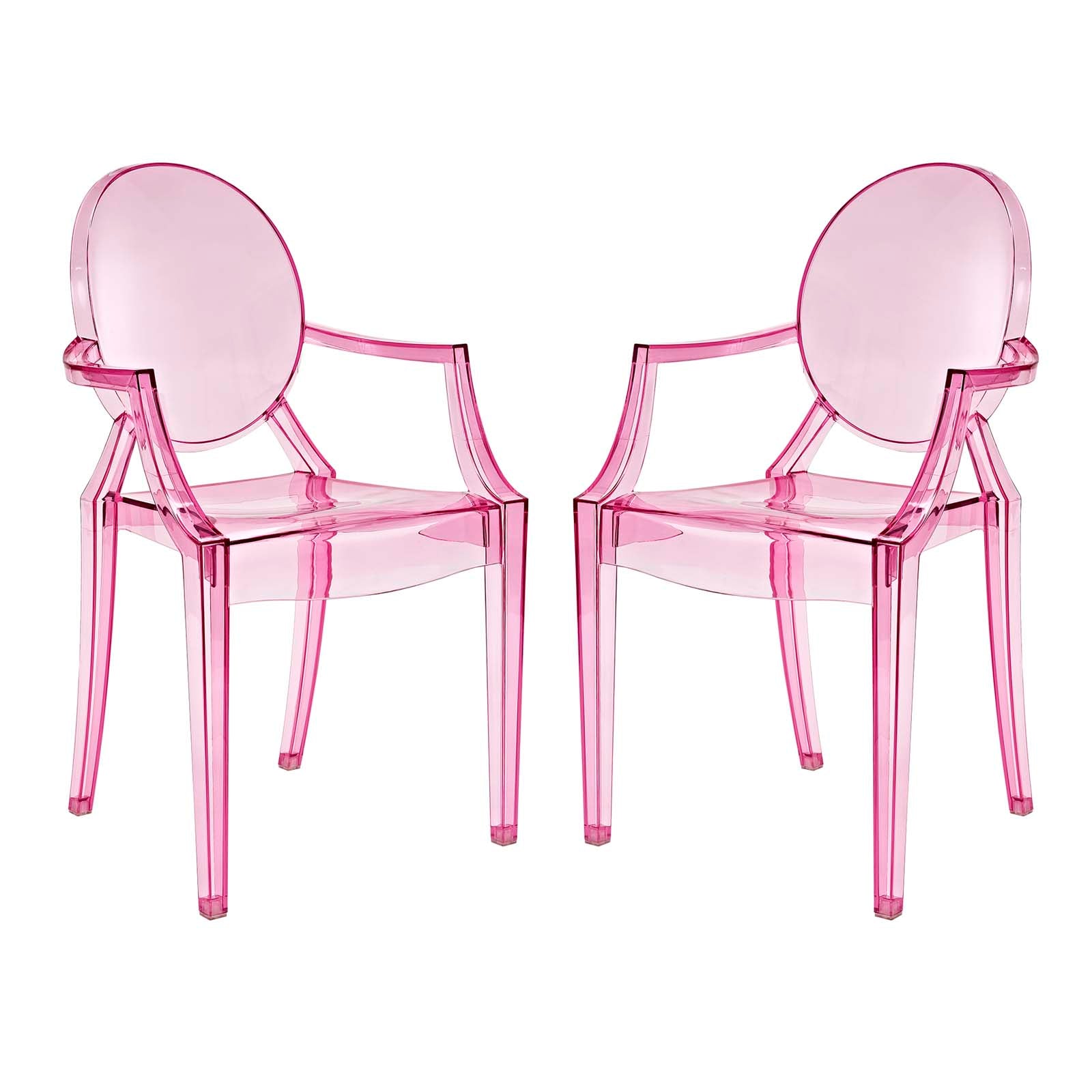 Casper Dining Armchairs Set Of 2 - Pink