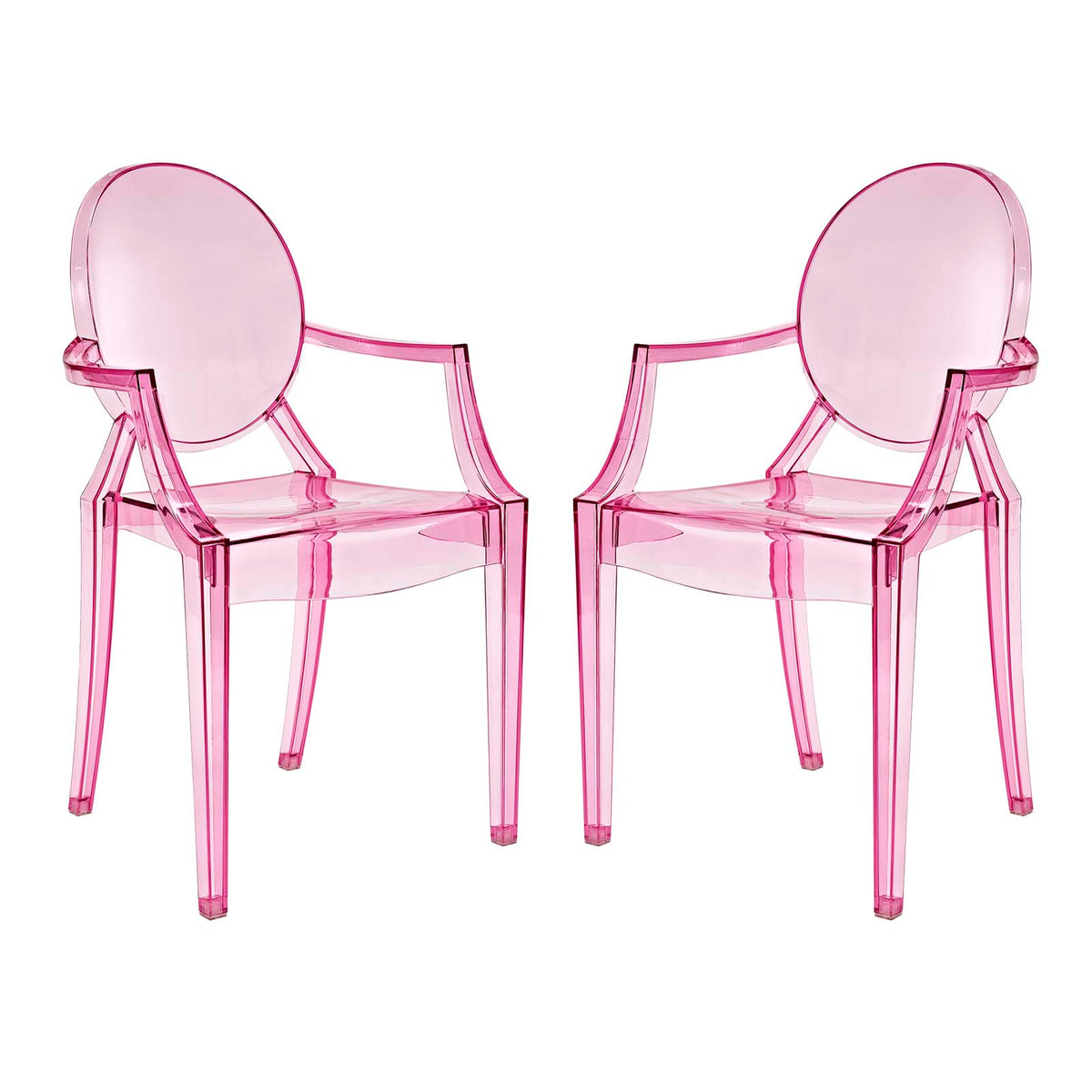 Casper Dining Armchairs Set Of 2 - Pink