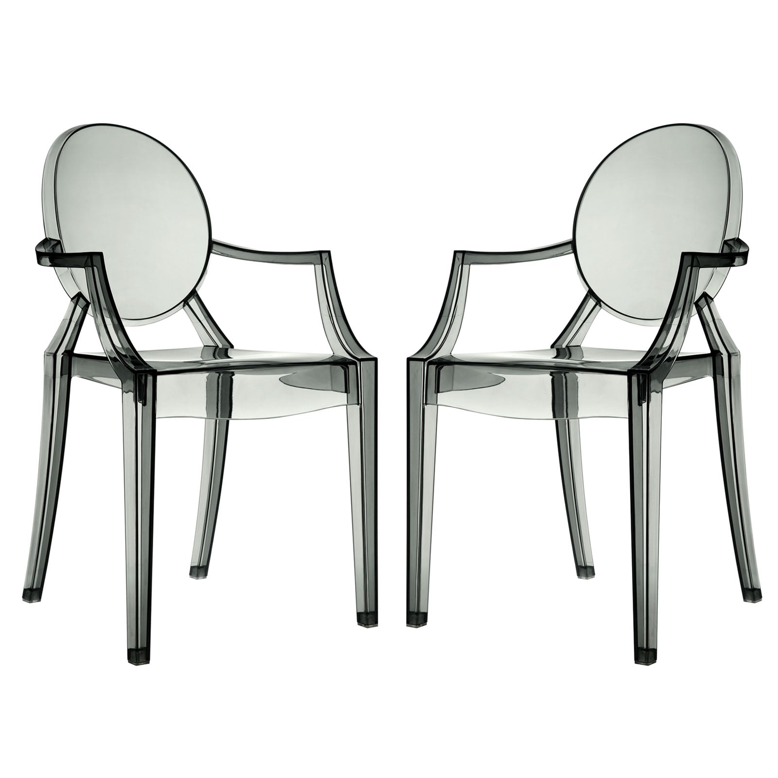 Casper Dining Armchairs Set Of 2 - Smoke