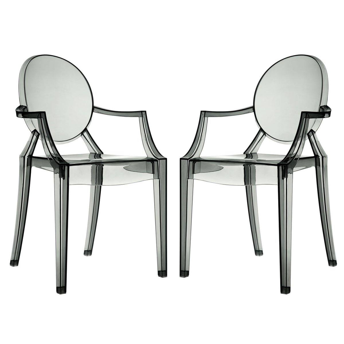 Casper Dining Armchairs Set Of 2 - Smoke