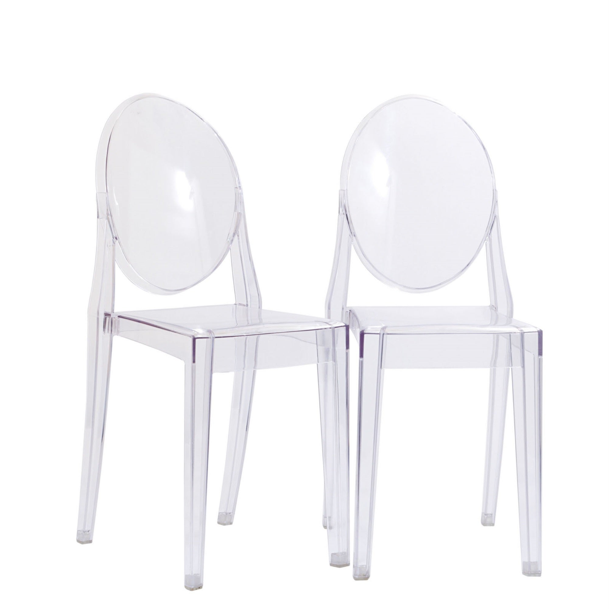 Ethereal Casper Chair Set - Artistic & Sophisticated Indoor/Outdoor Seating - Durable & Transcendent - Set Of 2