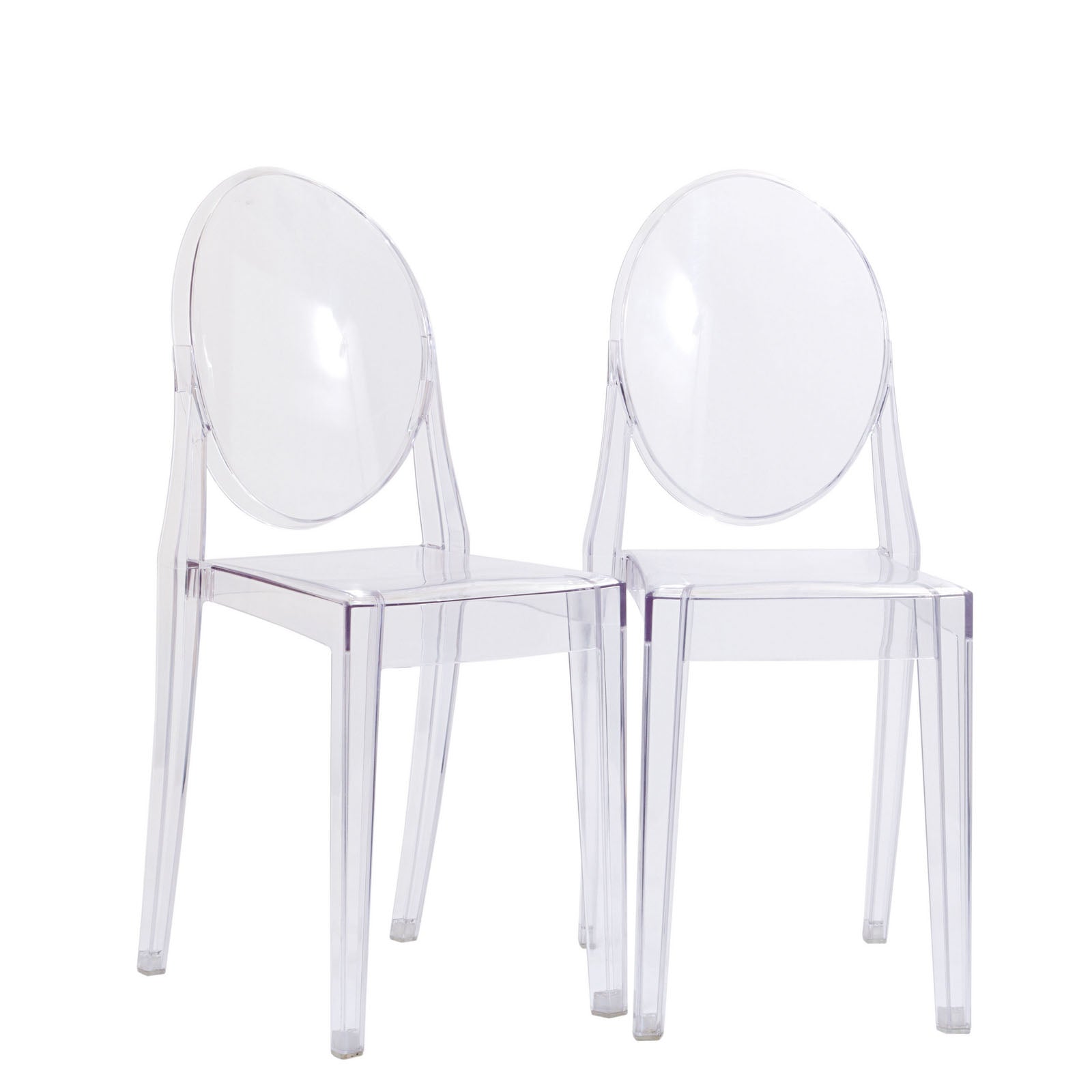 Casper Dining Chairs Set Of 2 - Clear