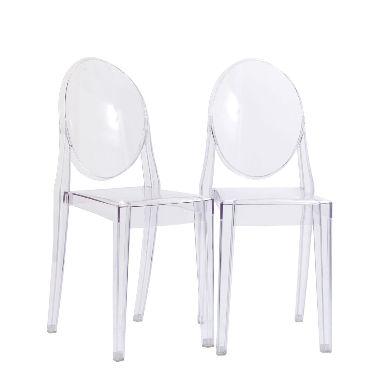 Casper Dining Chairs Set Of 2 - Clear