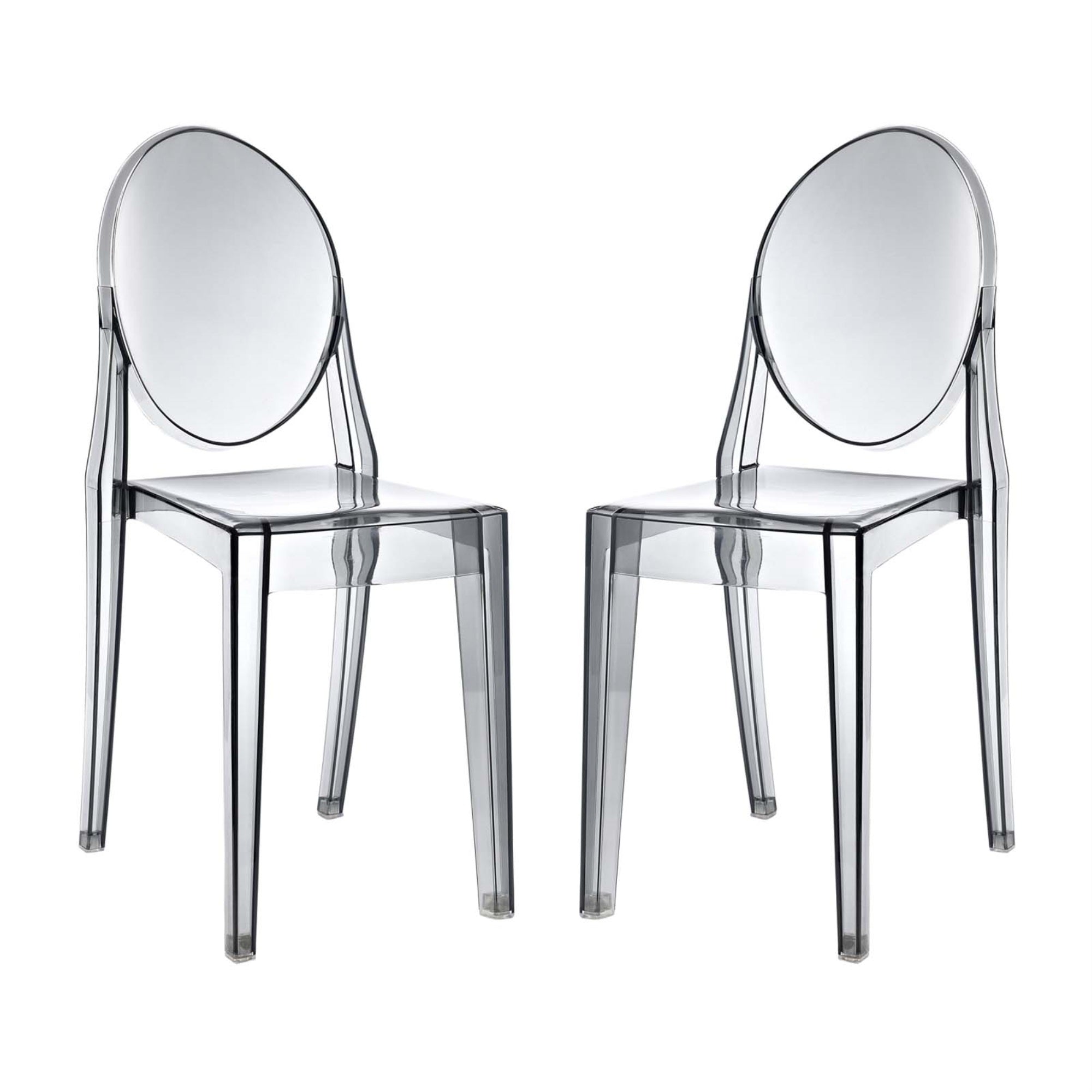 Ethereal Casper Chair Set Of 2 - Artistic & Elegant Indoor/Outdoor Seating For Contemporary Living Spaces