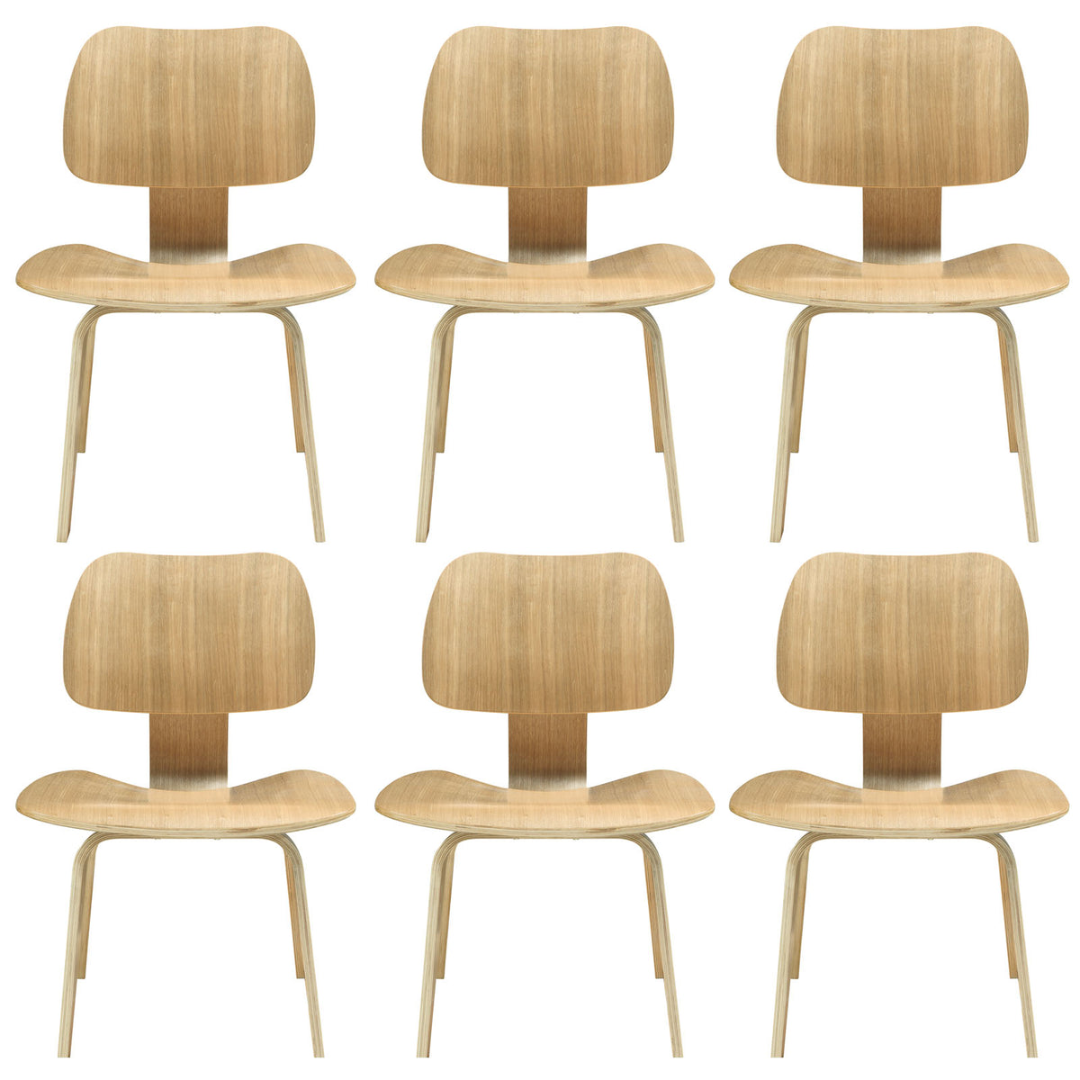 Fathom Dining Chairs Set Of 6 - Natural