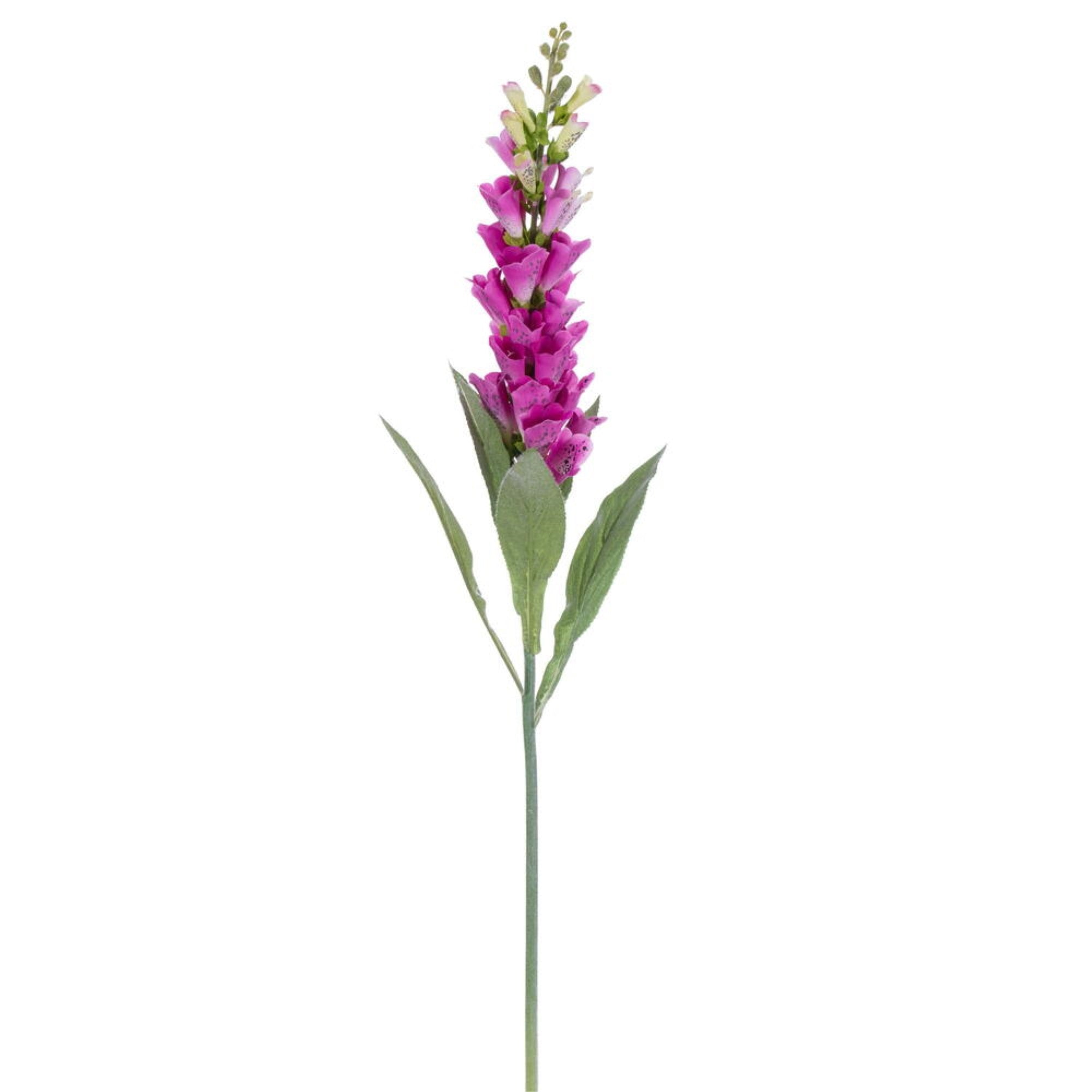 Vickerman 36” Artificial Fuchsia Foxglove Stem