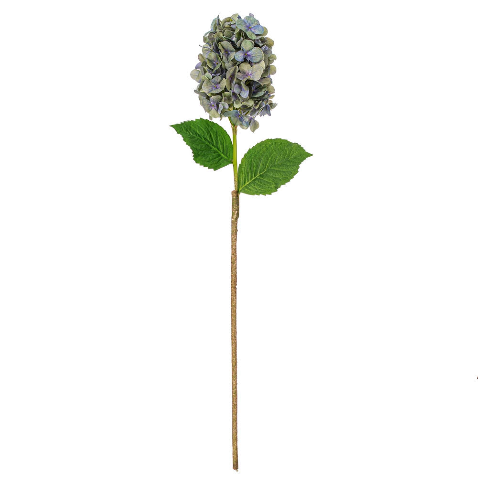 Vickerman 34” Artificial Purple Green Cone Hydrangea Spray. 2 Stems In A Bag.