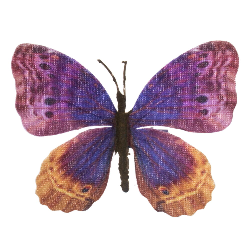 4.5” Purple/Mocha  Clip 12/Bag