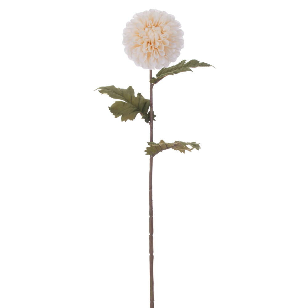 29” Ivory Dahlia Stem 4/Bag