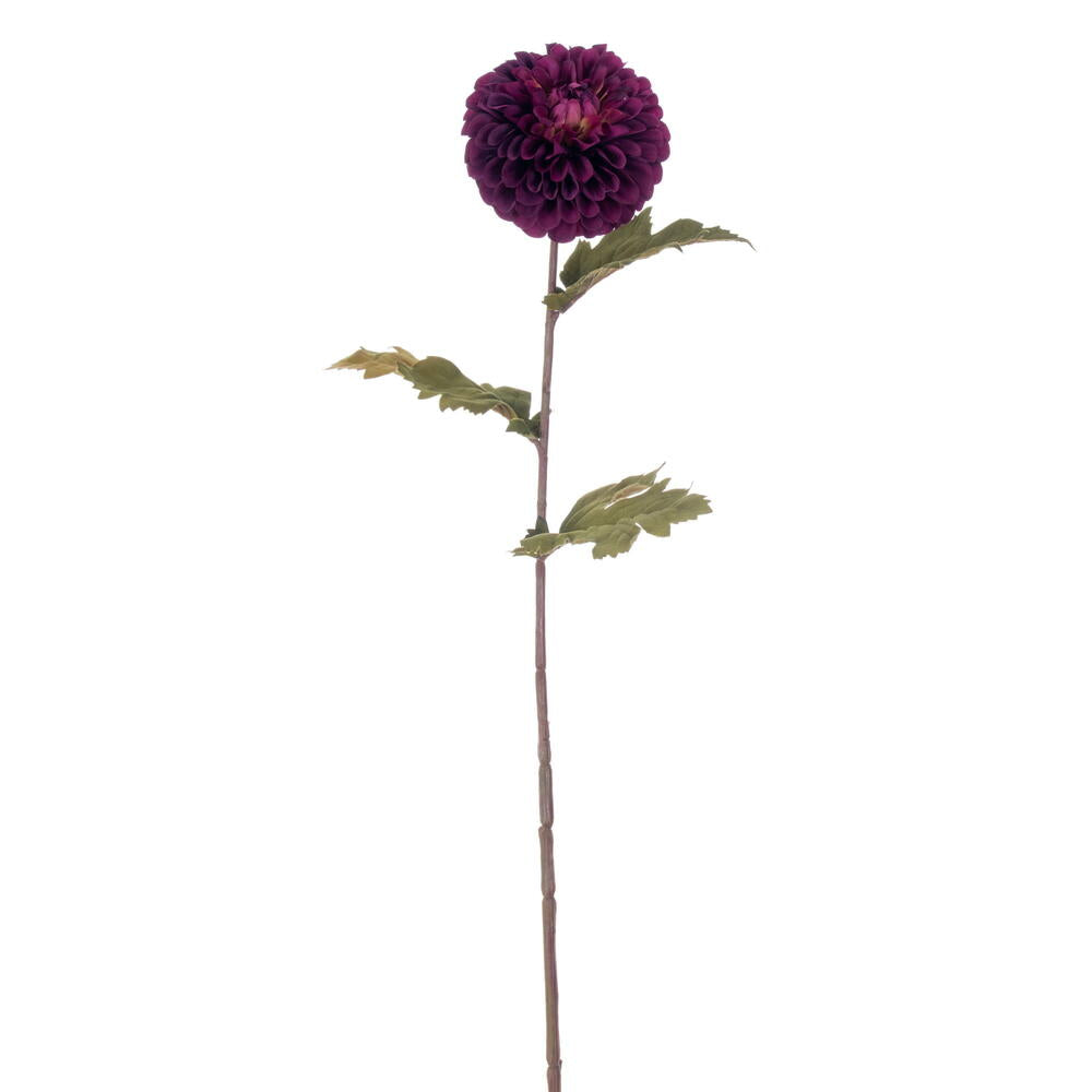 29” Plum Dahlia Stem 4/Bag