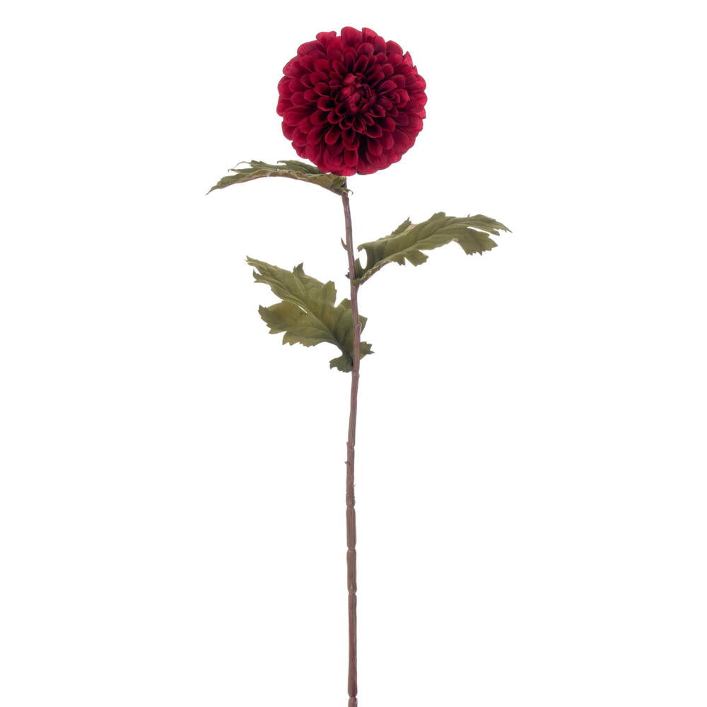 29″ Burgundy Dahlia Stem 4/Bag