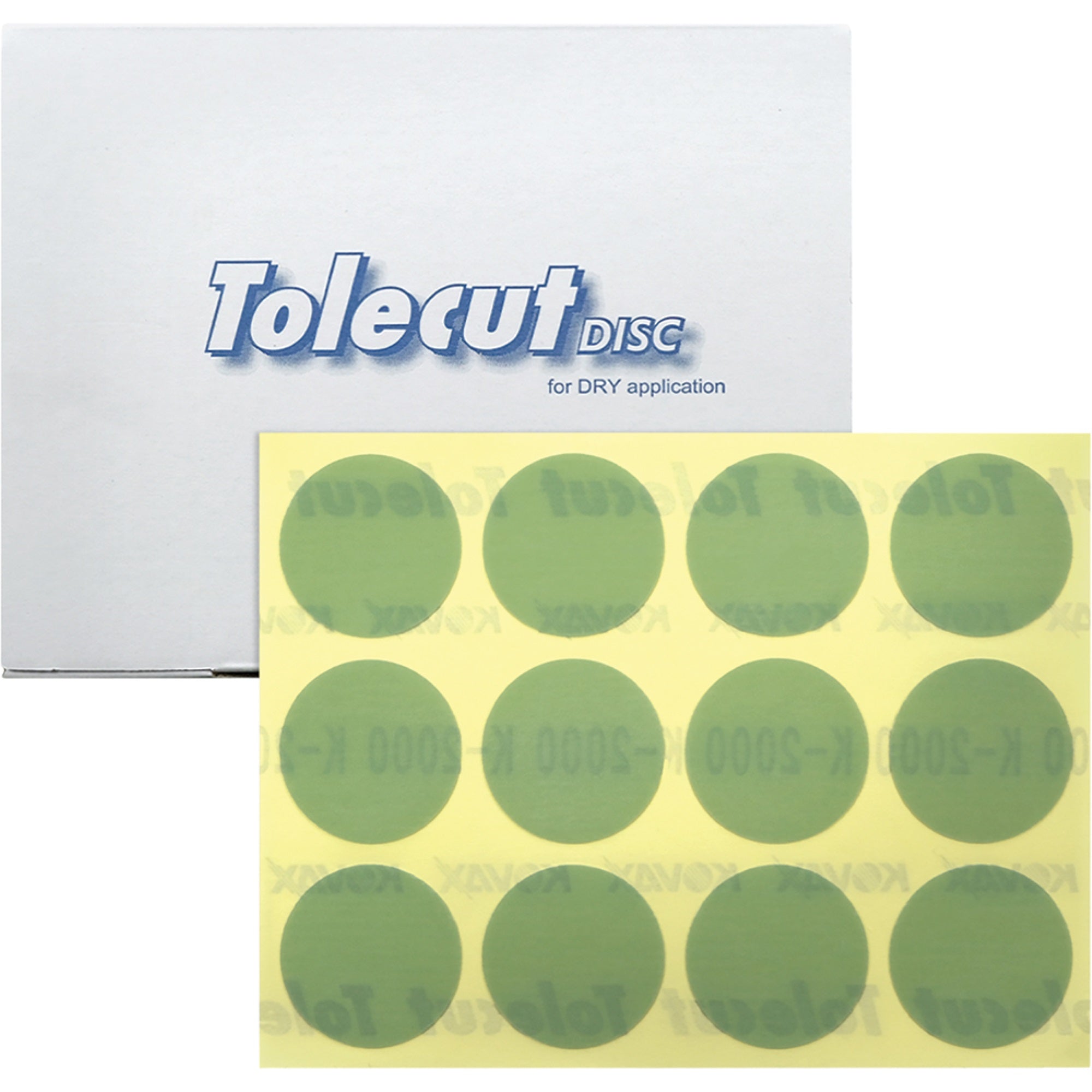 Tolecut T-Up Discs - Green-K-2000 -96 discs