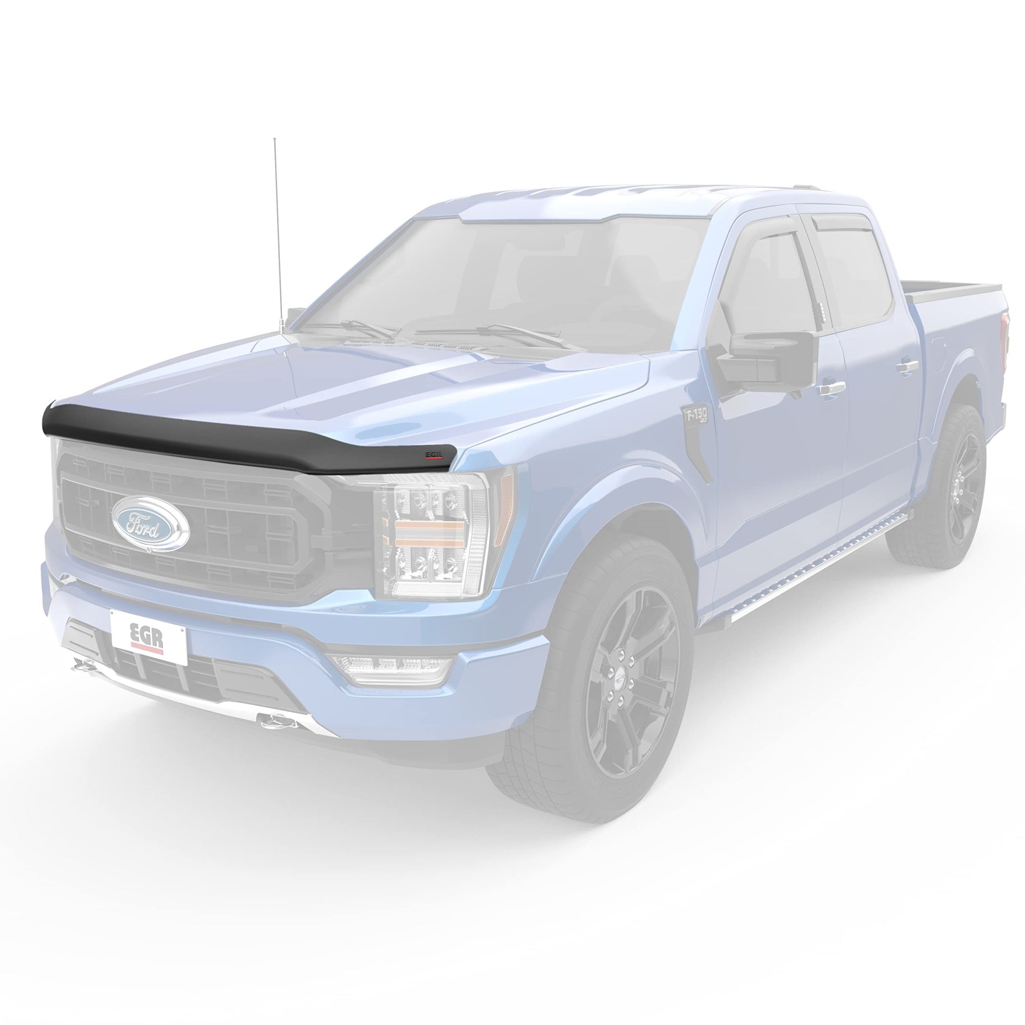 Egr 303581 Superguard Smoked Acrylic Hood Shield Compatible With Select 2021-2024 Ford F-150 Trucks - Durable, Easy Installation