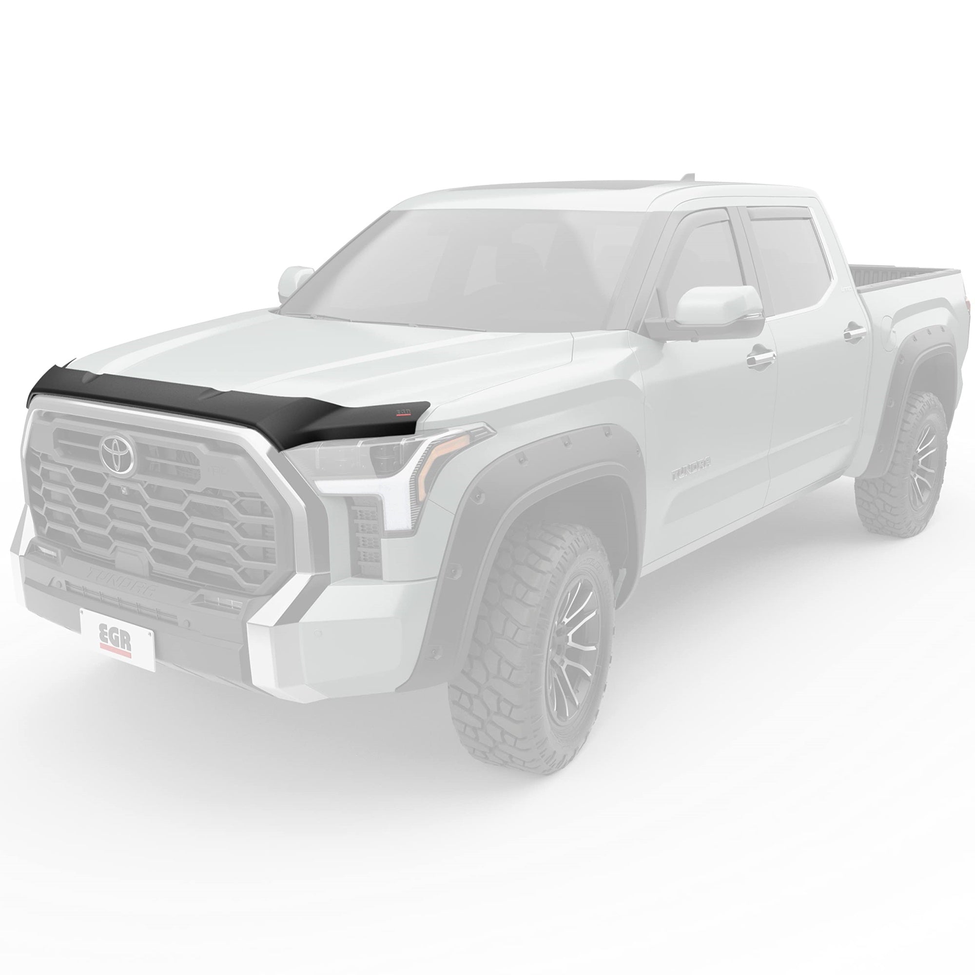 Egr 305405 Superguard Matte Black Acrylic Hood Shield Compatible With Select 2022-2024 Toyota Tundra Trucks - Durable Vehicle Protection