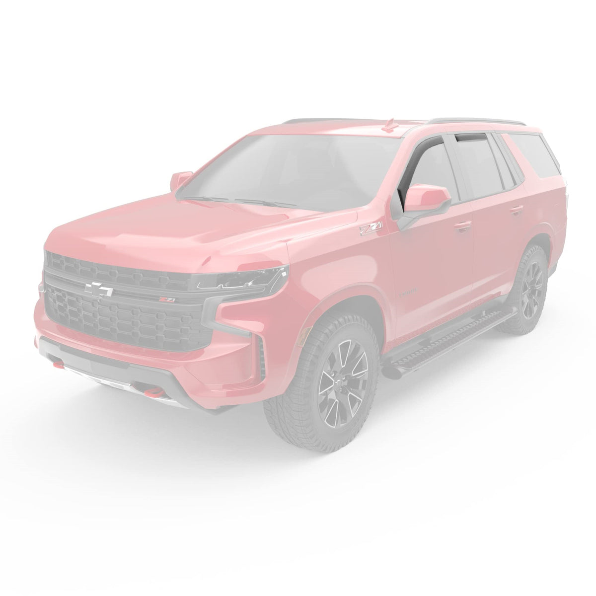 Egr -In-Channel Window Visors Front & Rear Set Matte Black Finish (571885)