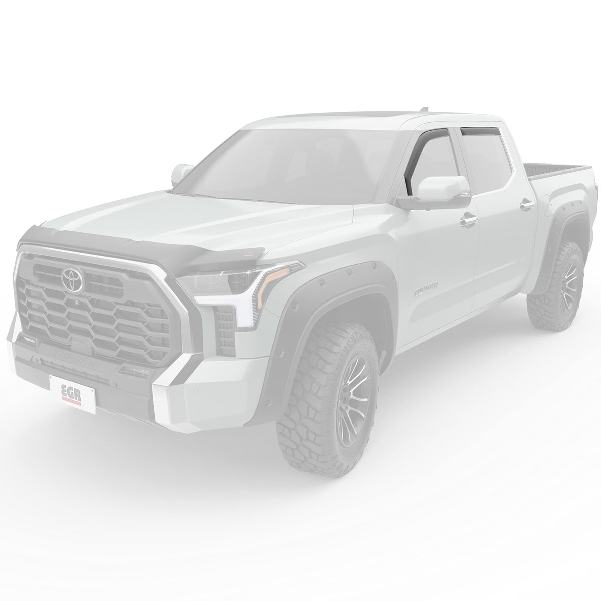 Egr 575405 In Channel Window Visors, Front And Rear Window Accessories, Matte Black Finish, Compatible For Select Toyota Tundra Models