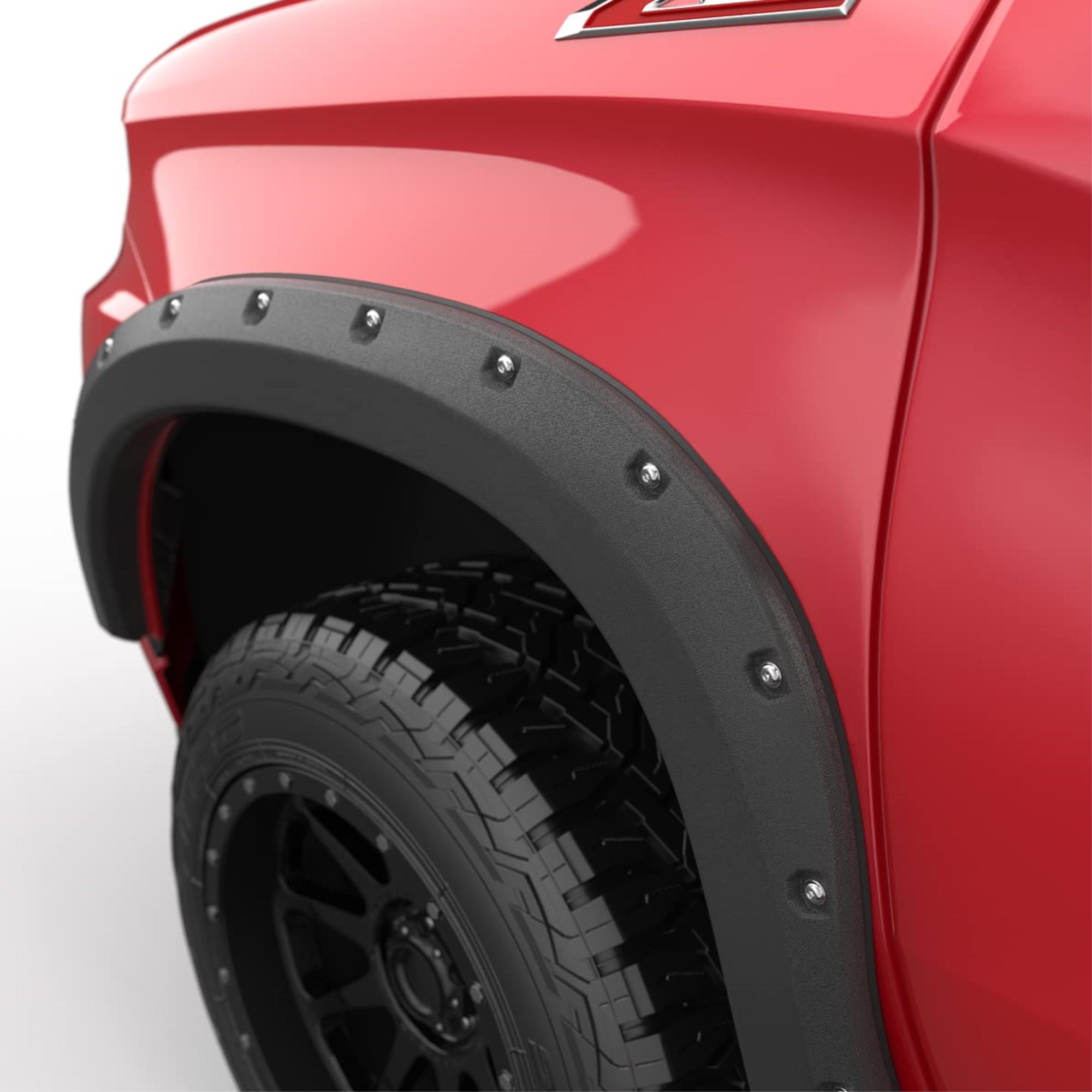 Egr Blf1002-Baseline Fender Flare Set Compatible With Select 19-24 Chevy Silverado 1500 Series Trucks - Textured Abs Construction With Bolt-On Look