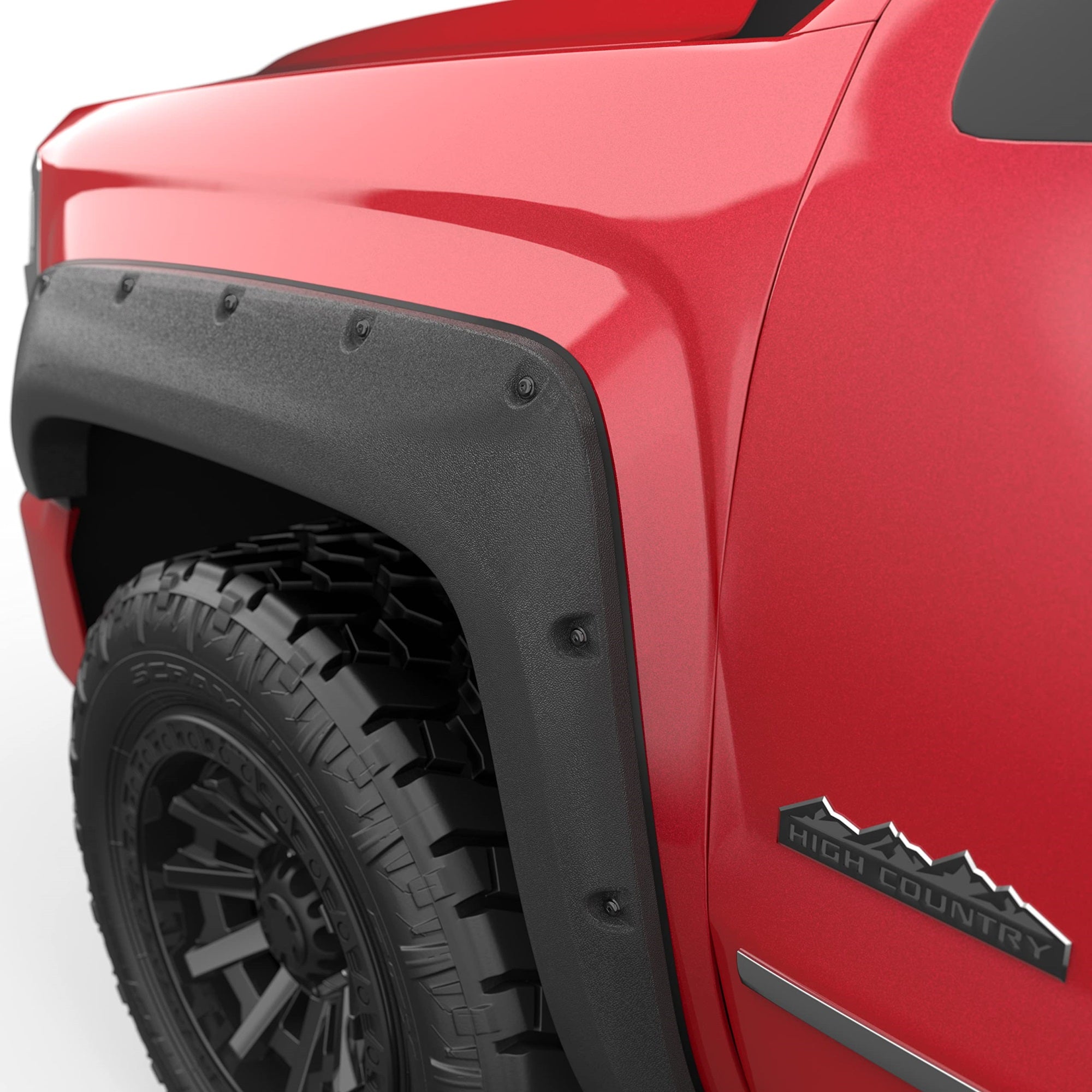 Egr Blf1008-Baseline Fender Flare Set Compatible With Select 14-18 Chevy Silverado 1500 Series Trucks - Textured Abs Construction With Bolt-On Look