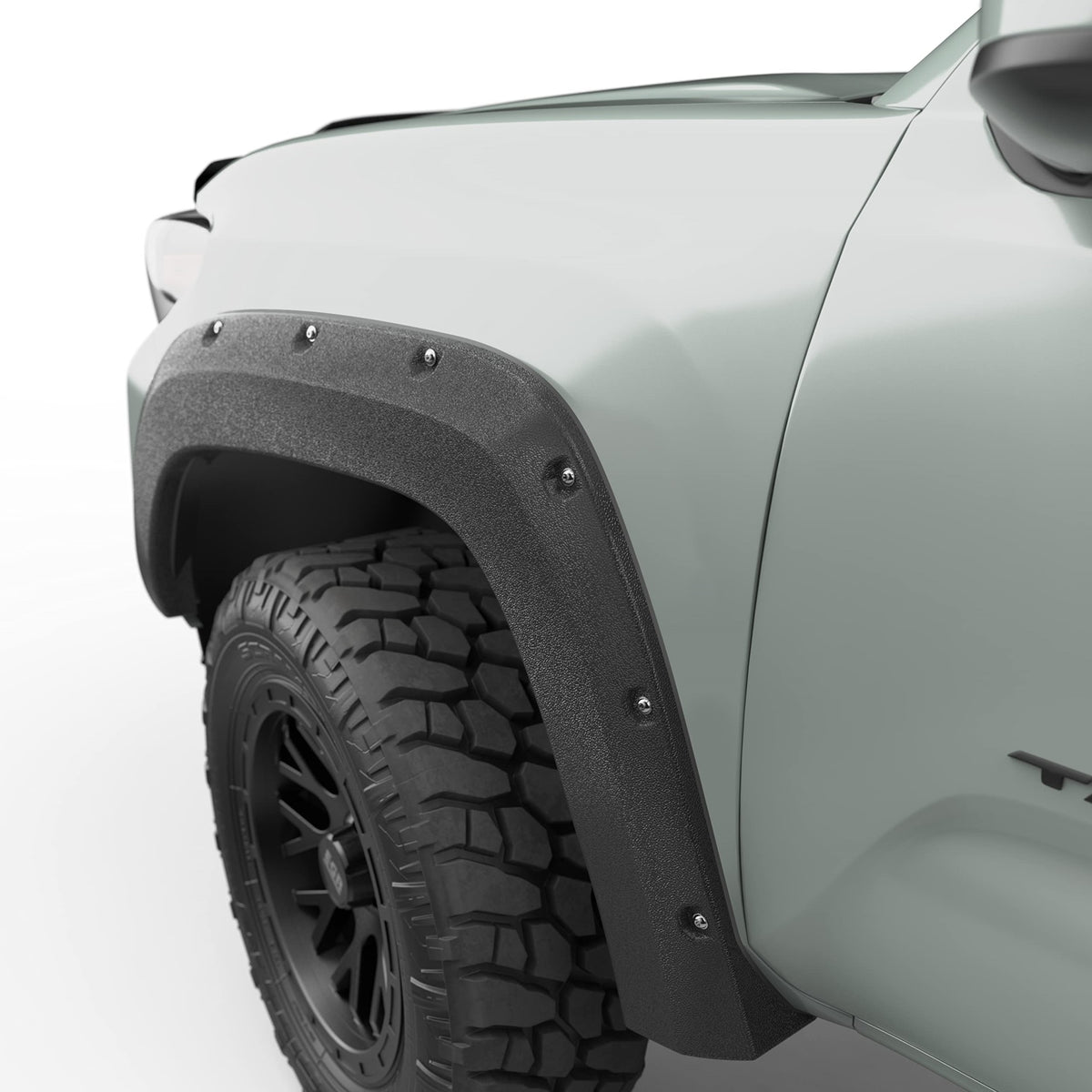 Egr Blf1017-Baseline Fender Flare Set Compatible With Select 2016-2023 Toyota Tacoma Series Trucks - Textured Abs With Bolt-On Look