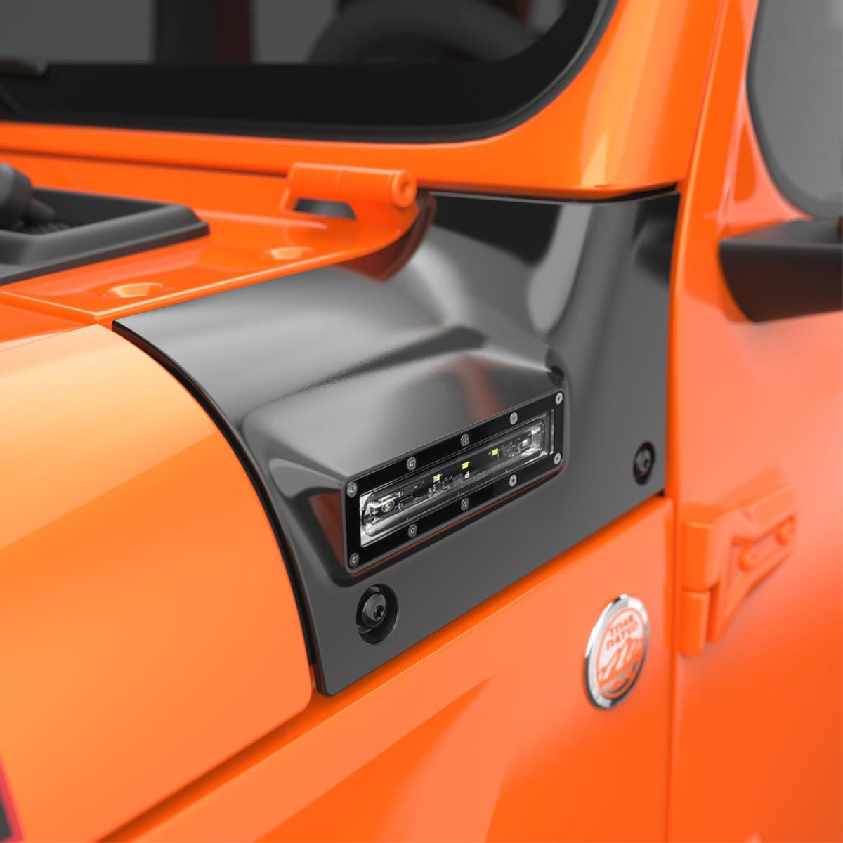 Egr Vsljp1094 Vsl Visual Side Light Unpainted Led Light Accessory Compatible With Select Jeep Jl (Excl. 392 Edition) And Jt (Excl. Mojave Edition) Models
