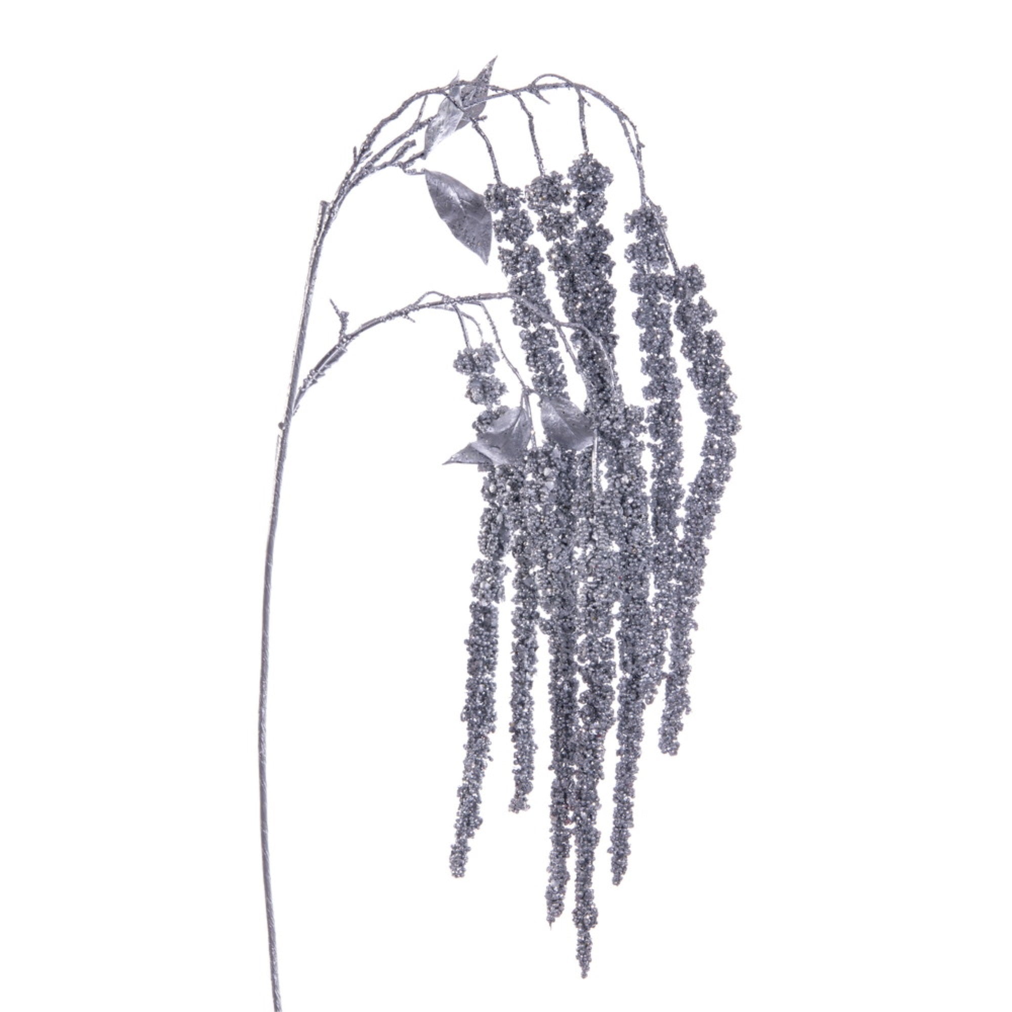 Vickerman 44” Artificial Silver Amaranthus Spray 2 per Bag. Includes 2 sprays per pack.