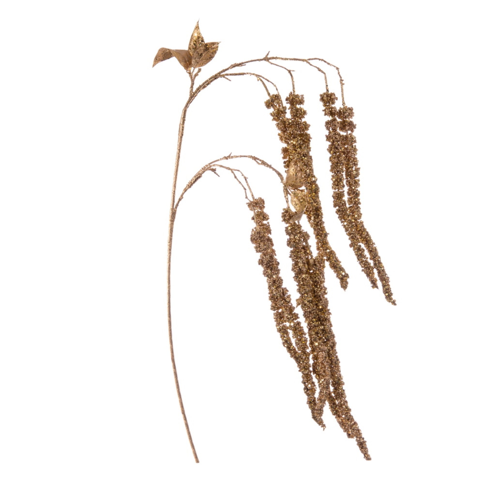 Vickerman 44″ Artificial Gold Amaranthus Spray 2 per Bag. Includes 2 sprays per pack.