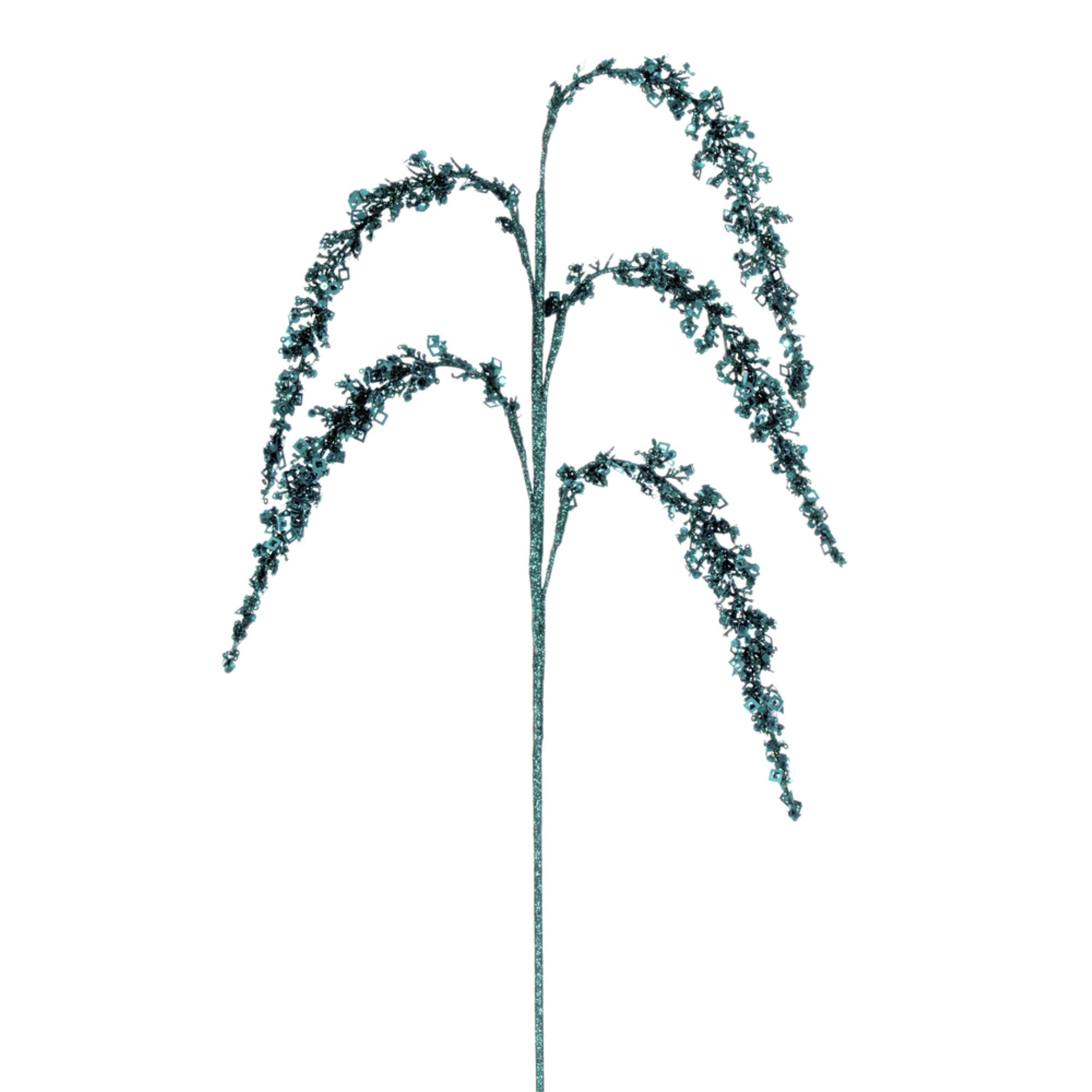 27” Seafoam Glitter Setaria Spray 3/bag