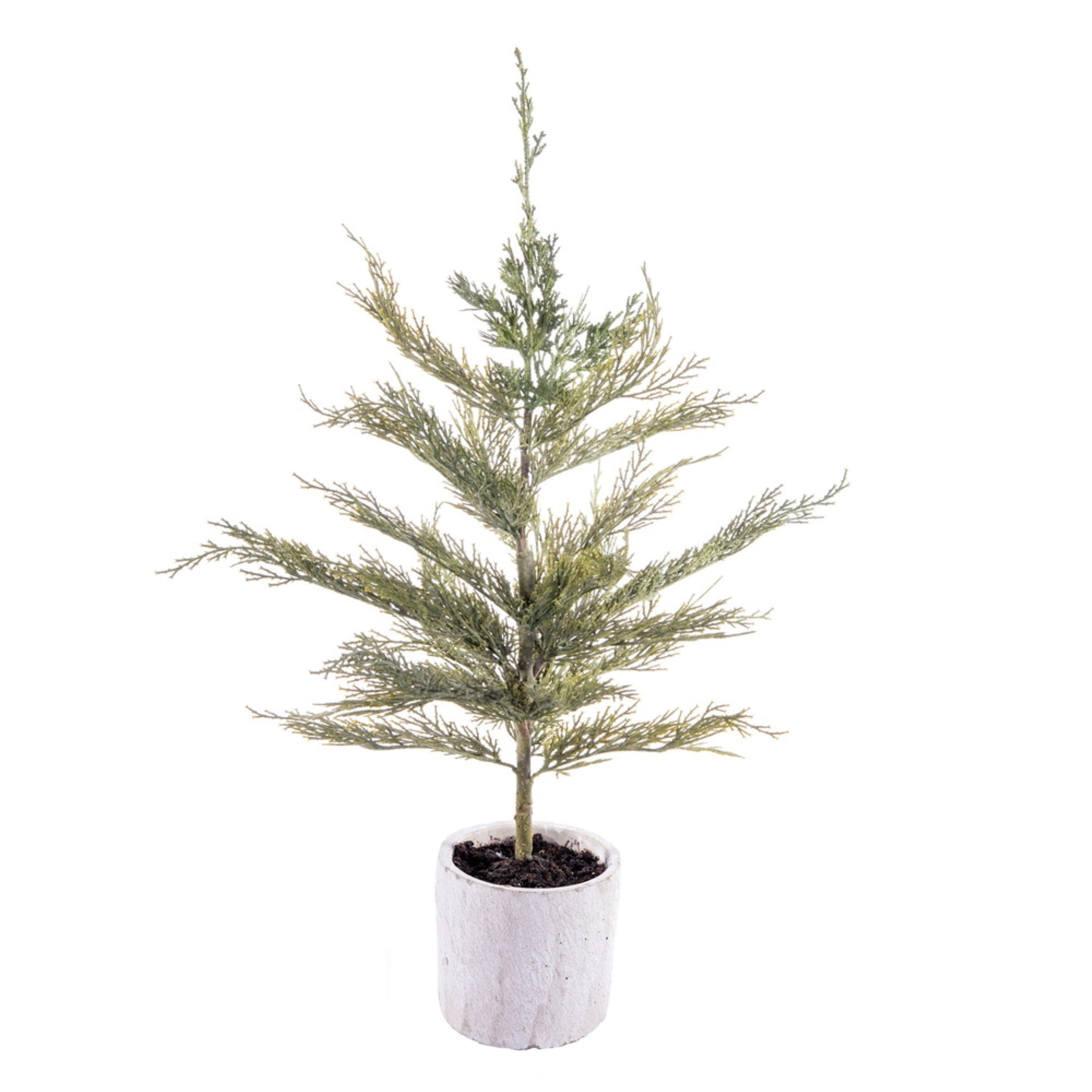 Vickerman 24” Artificial Green Cedar Sapling Potted.
