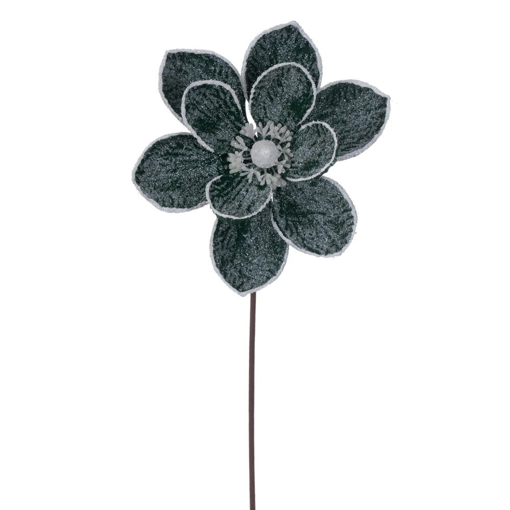23” Midnight Green Magnolia Stem 3/Bag