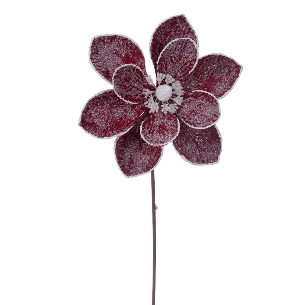 23” Burgundy Magnolia Stem 3/Bag