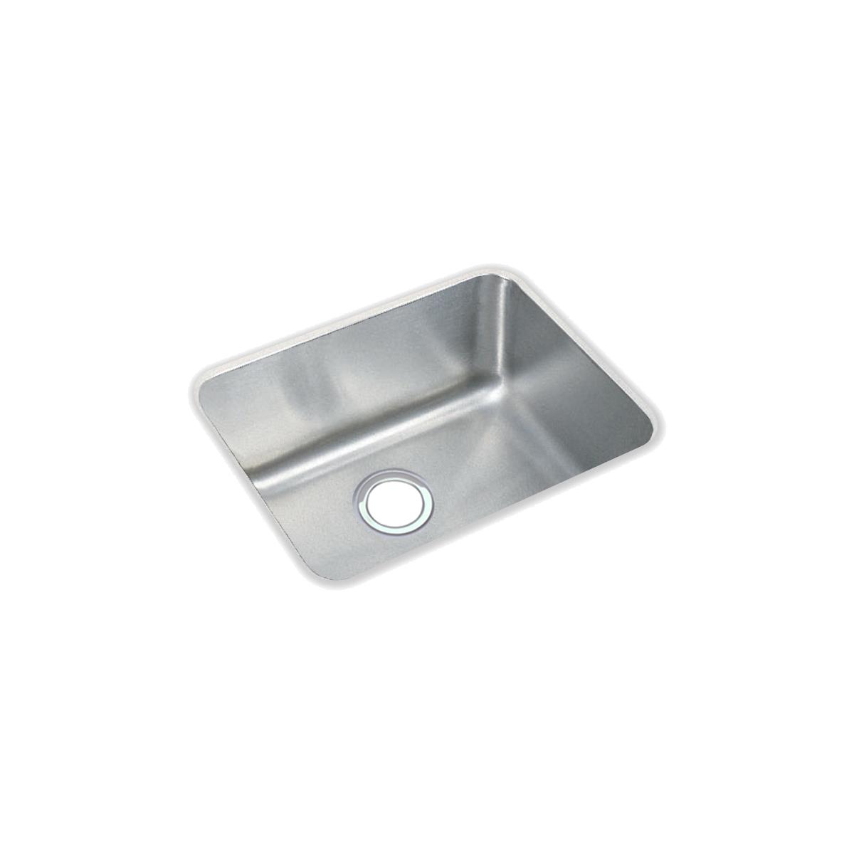 Elkay Lustertone Classic Stainless Steel 20-1/2 X 16-1/2 X 7-7/8, Single Bowl Undermount Sink